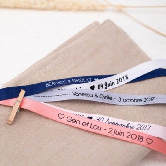 bracelet personnalisé mariage