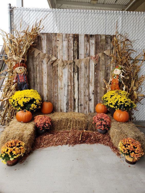 Décoration de mariage en automne