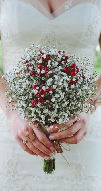 Bouquet mariage hiver