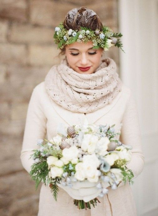 Accessoire mariage hiver